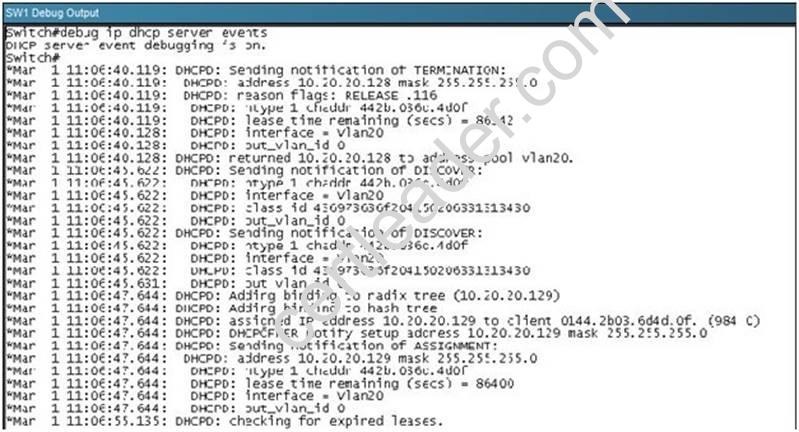 200-355 dumps exhibit