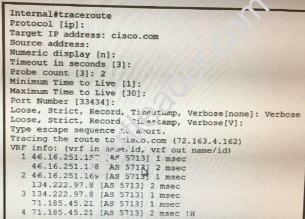 300-135 dumps exhibit