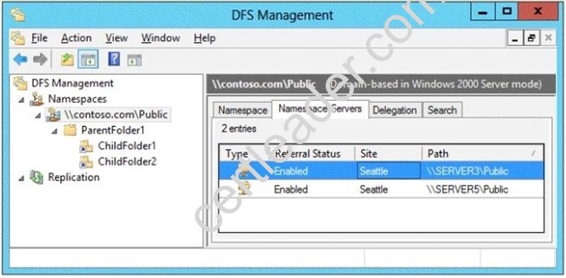 70-411 dumps exhibit
