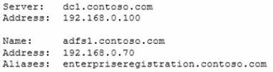 70-412 dumps exhibit