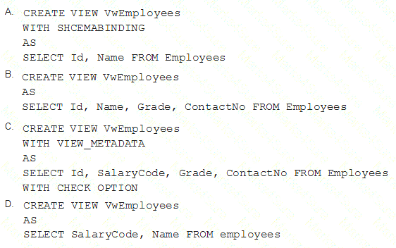 70-461 dumps exhibit