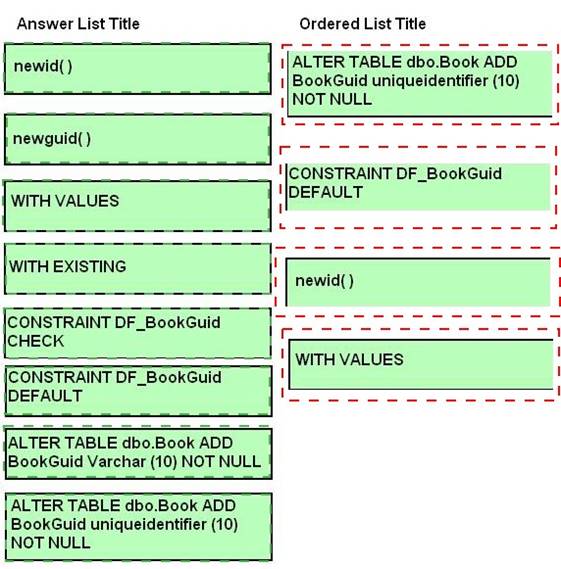 70-462 dumps exhibit