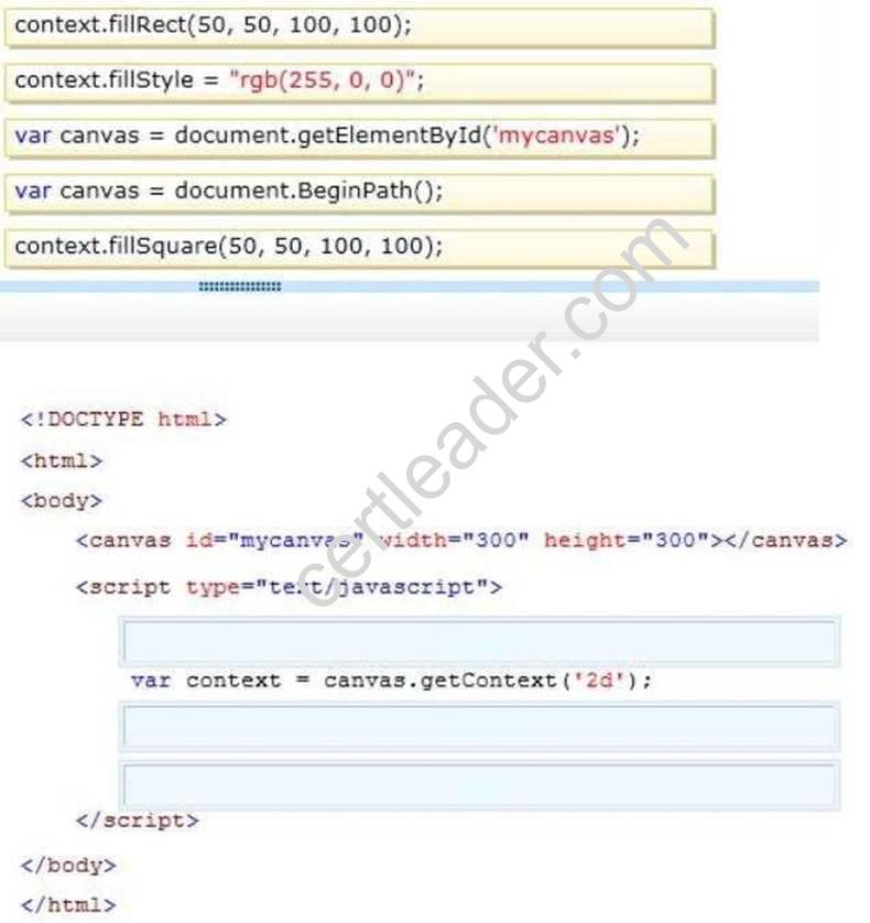 70-480 dumps exhibit