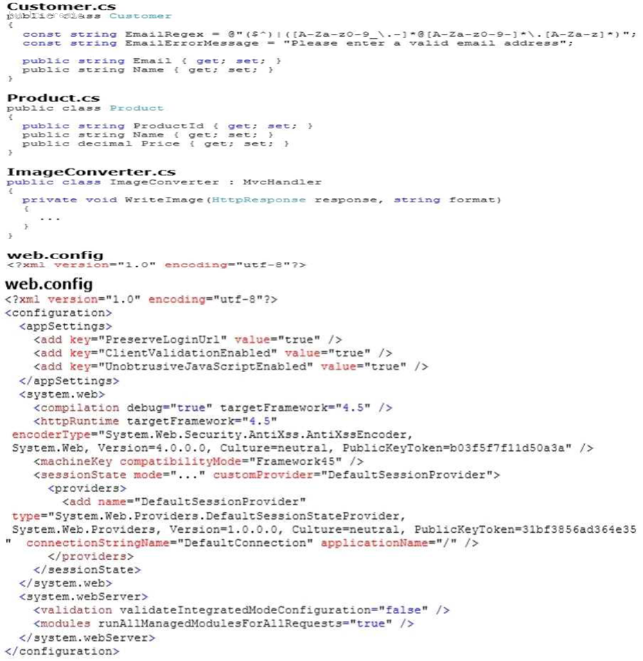 70-486 dumps exhibit