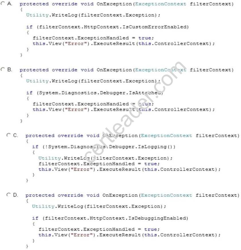 70-486 dumps exhibit