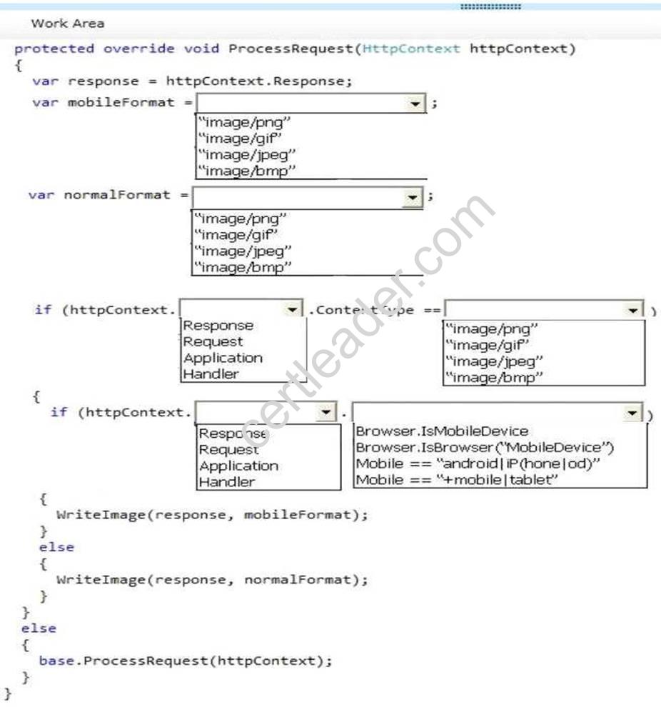 70-486 dumps exhibit