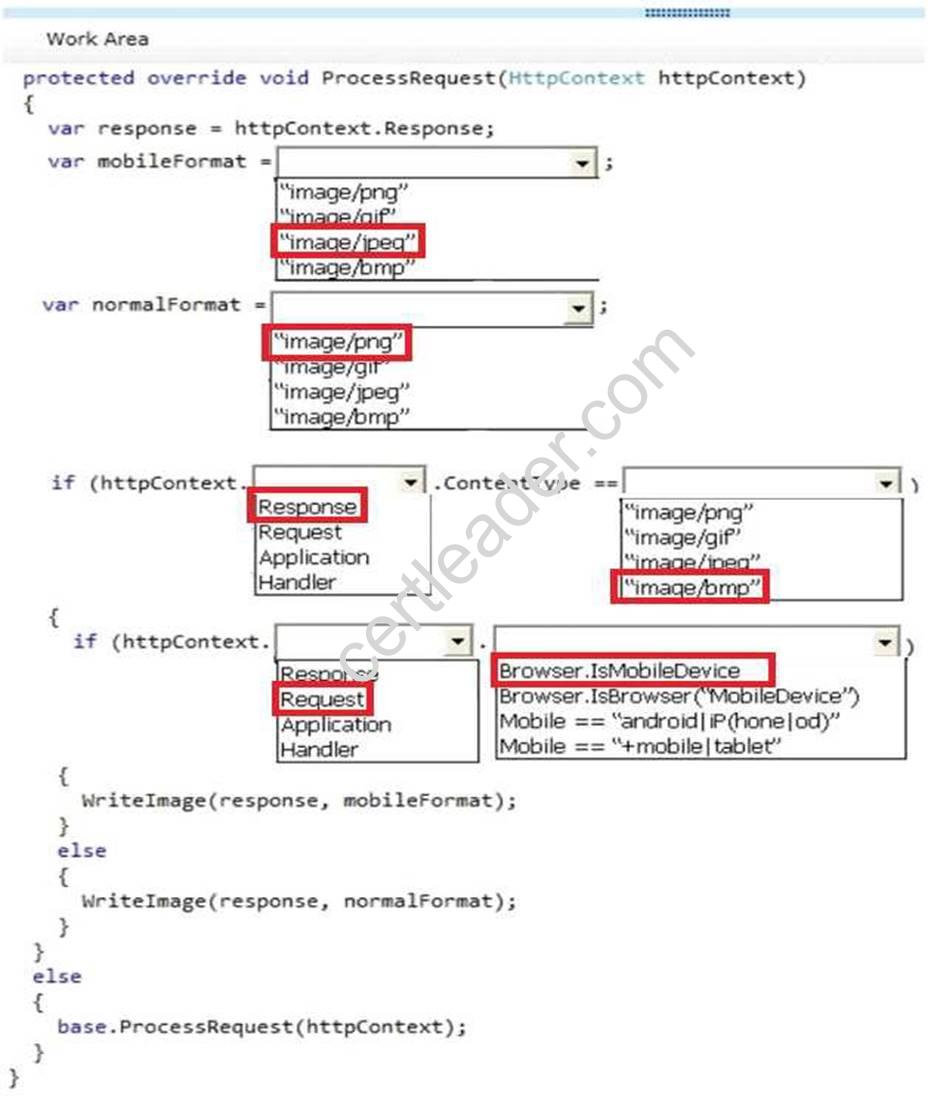 70-486 dumps exhibit