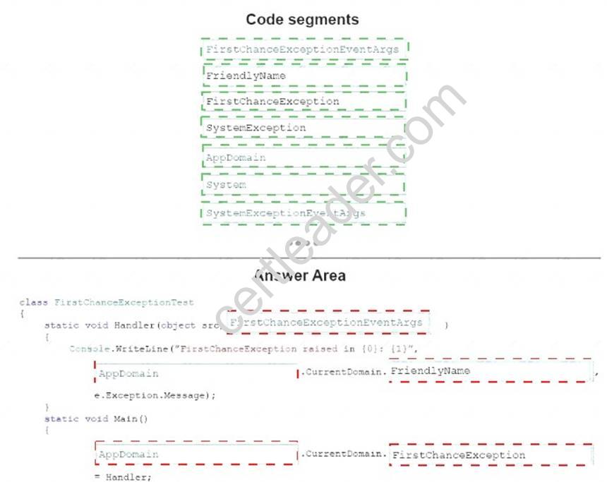 70-486 dumps exhibit