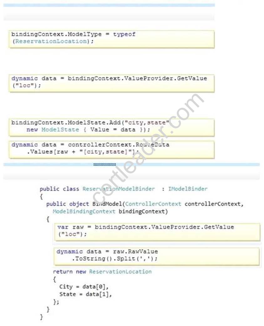 70-486 dumps exhibit