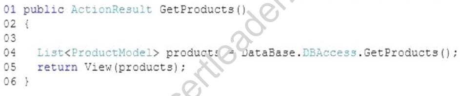 70-486 dumps exhibit