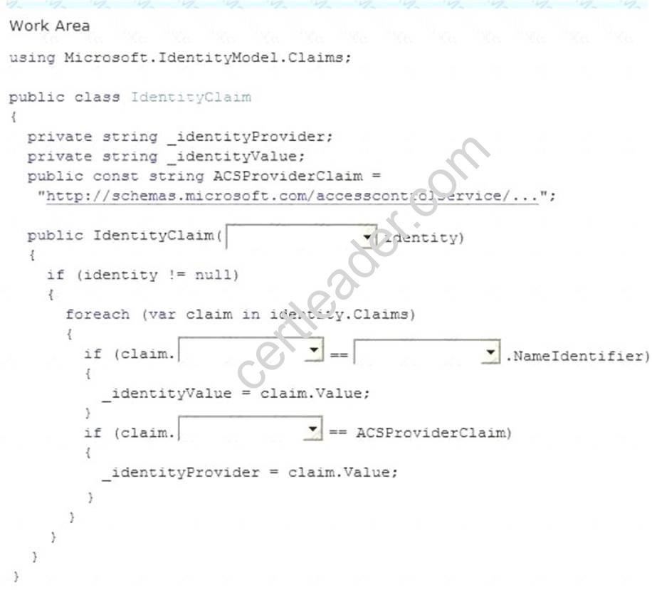 70-486 dumps exhibit