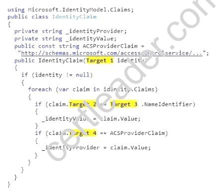 70-486 dumps exhibit