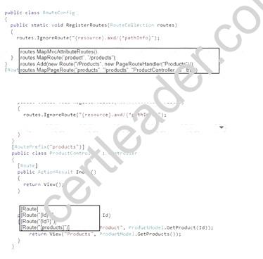 70-486 dumps exhibit