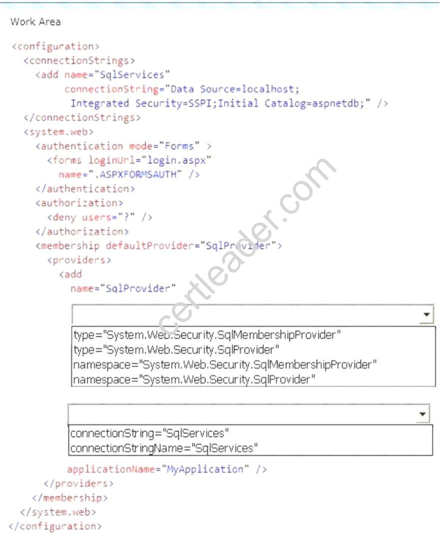 70-486 dumps exhibit