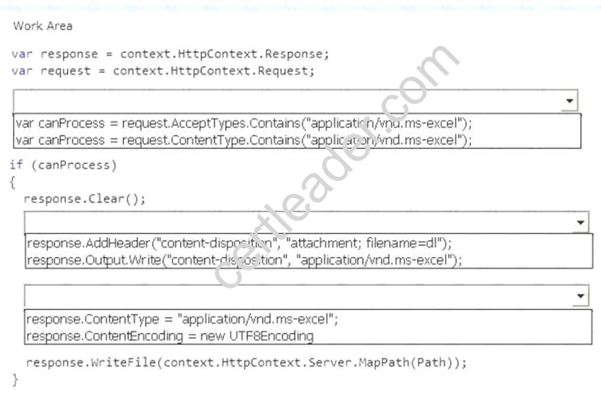 70-486 dumps exhibit