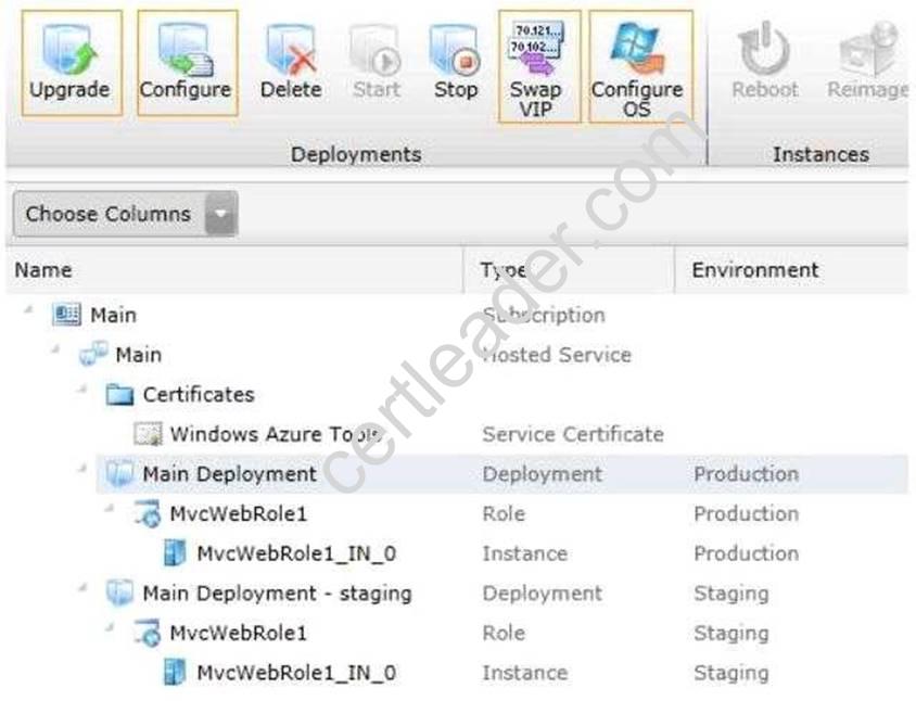 70-487 dumps exhibit
