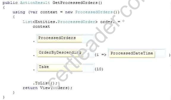 70-487 dumps exhibit