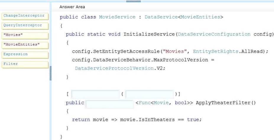 70-487 dumps exhibit