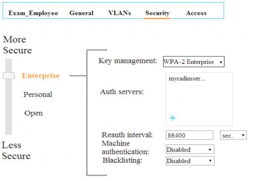 HPE6-A70 dumps exhibit