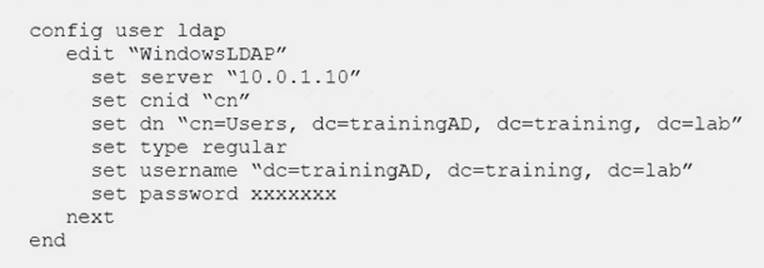 NSE7_EFW-6.0 dumps exhibit