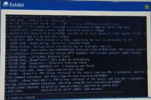 PT0-001 dumps exhibit